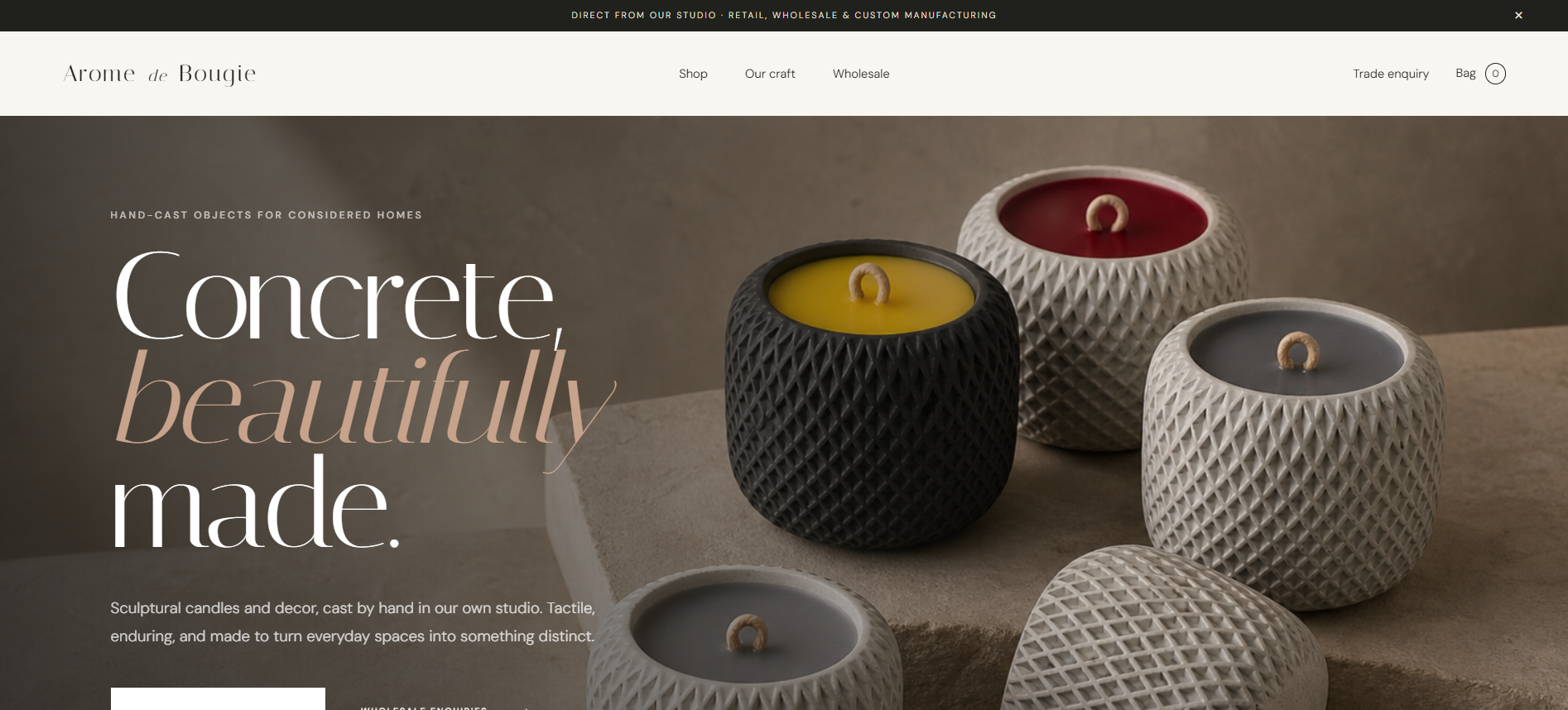 Luxury ecommerce brand preview